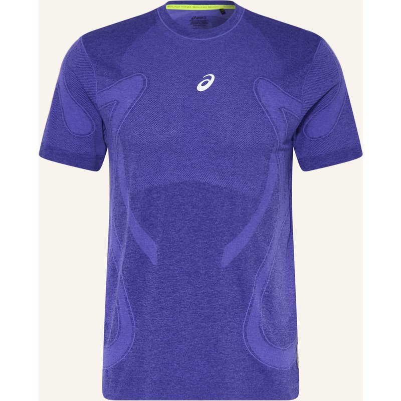 Asics Laufshirt Road Seamless Ss blau