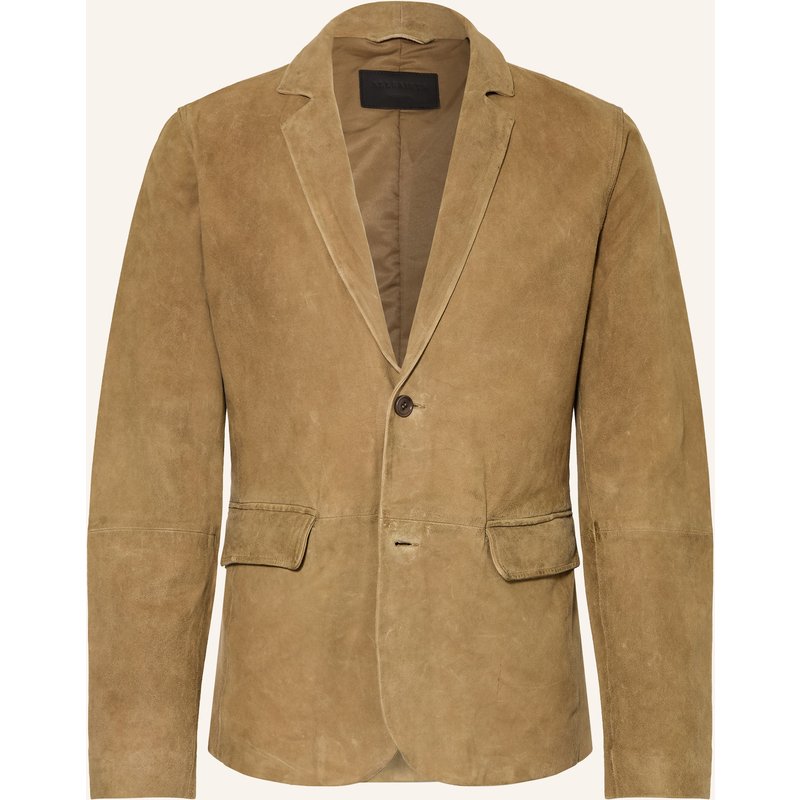 Allsaints Ledersakko Monet Regular Fit braun