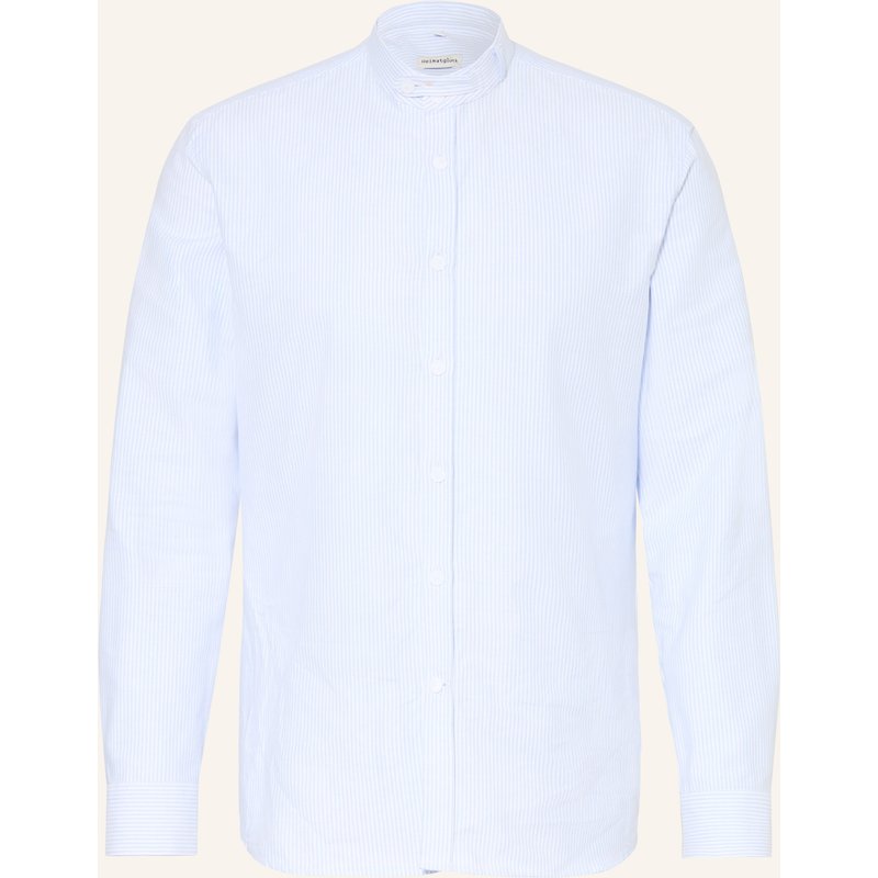 Heimatglück Tracht Trachtenhemd Max Regular Fit Mit Stehkragen blau