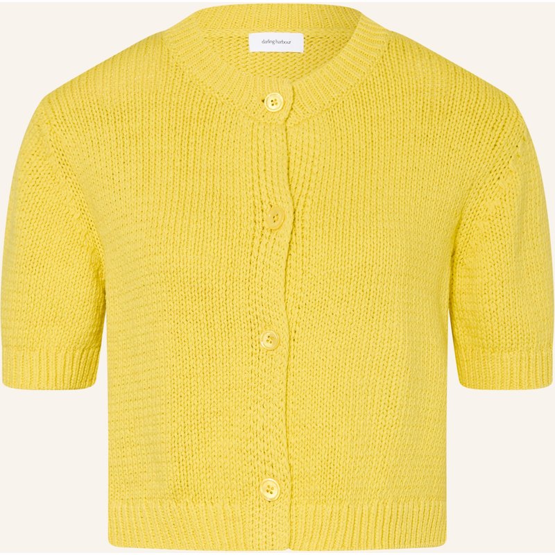 Darling Harbour Strickjacke gelb