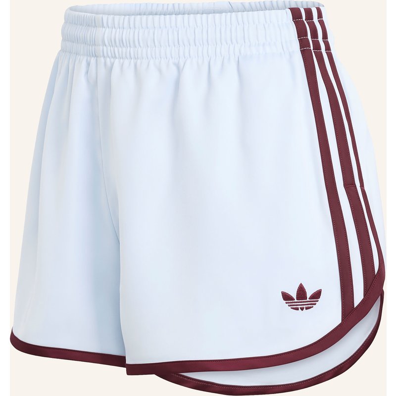 Adidas Originals Satinshorts 3 Stripes Sprinter blau