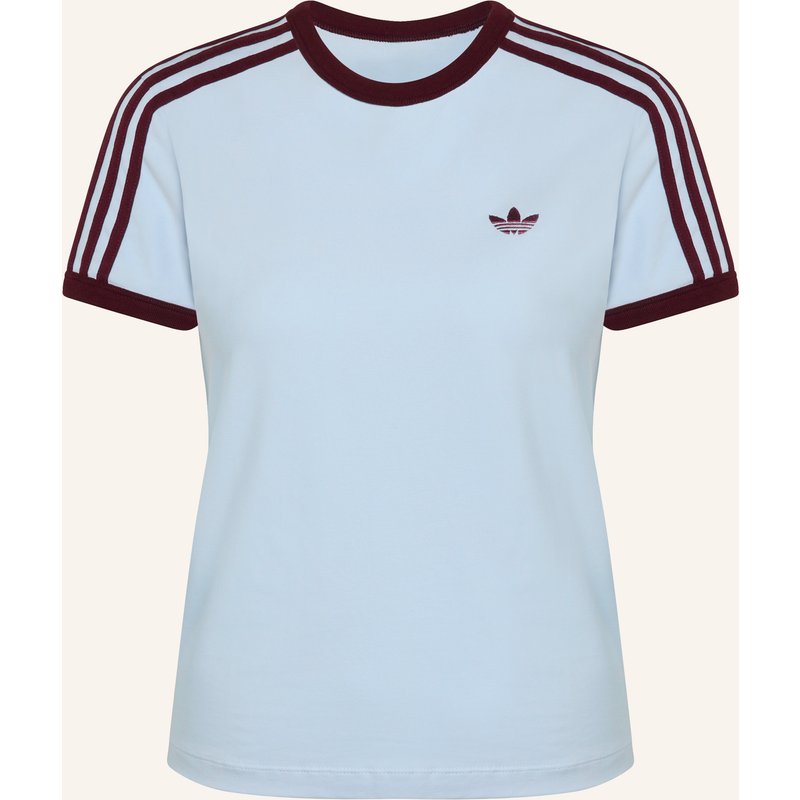 Adidas Originals T-Shirt 3 Stripes Slim Tee blau