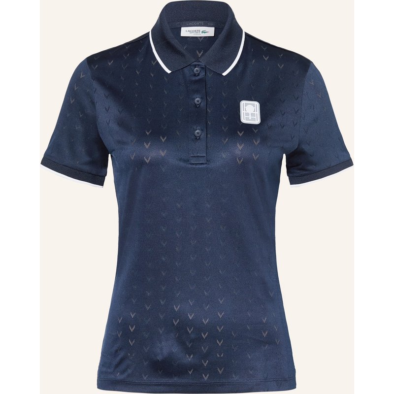 Lacoste Funktions-Poloshirt Tennis Heritage blau