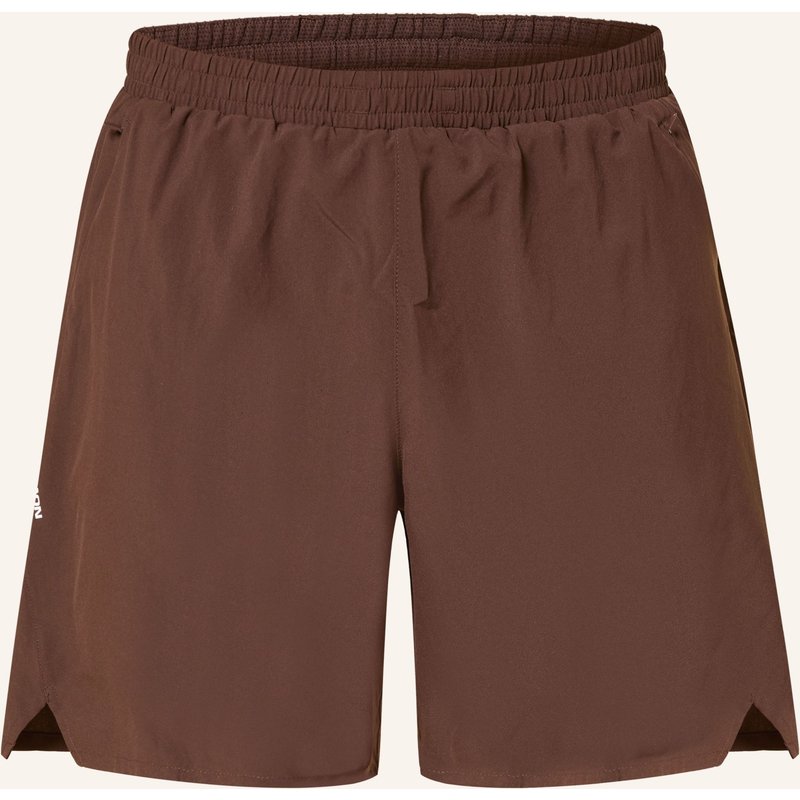Salomon 2-In-1-Laufshorts Shkout braun
