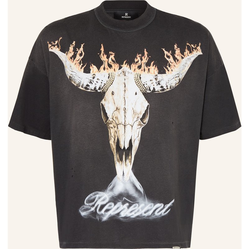 Represent T-Shirt Mit Nieten schwarz