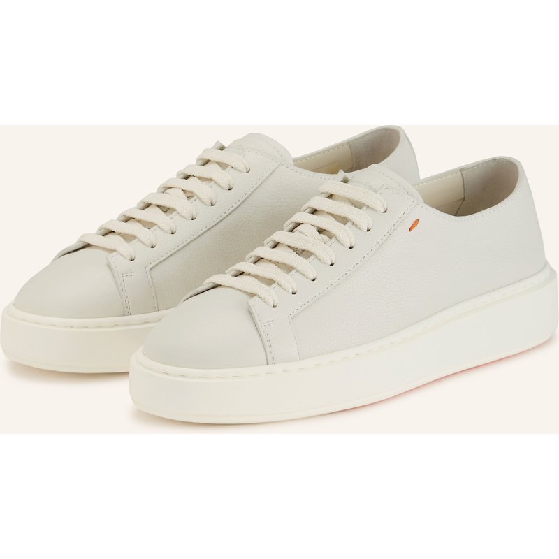 Santoni Sneaker Clean weiss