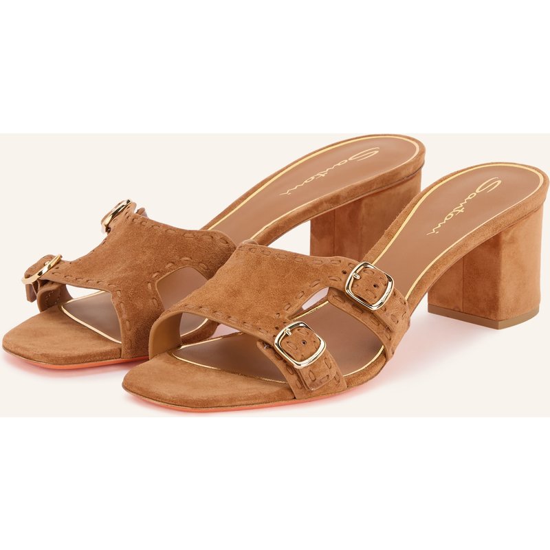 Santoni Mules Didiflair braun
