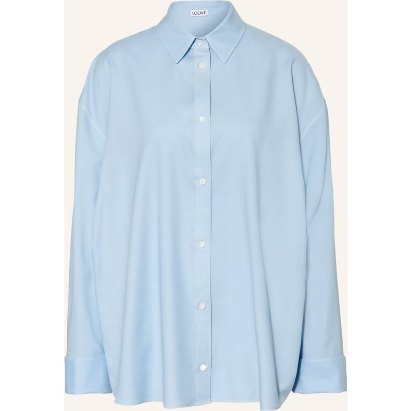 Loewe Hemdbluse blau