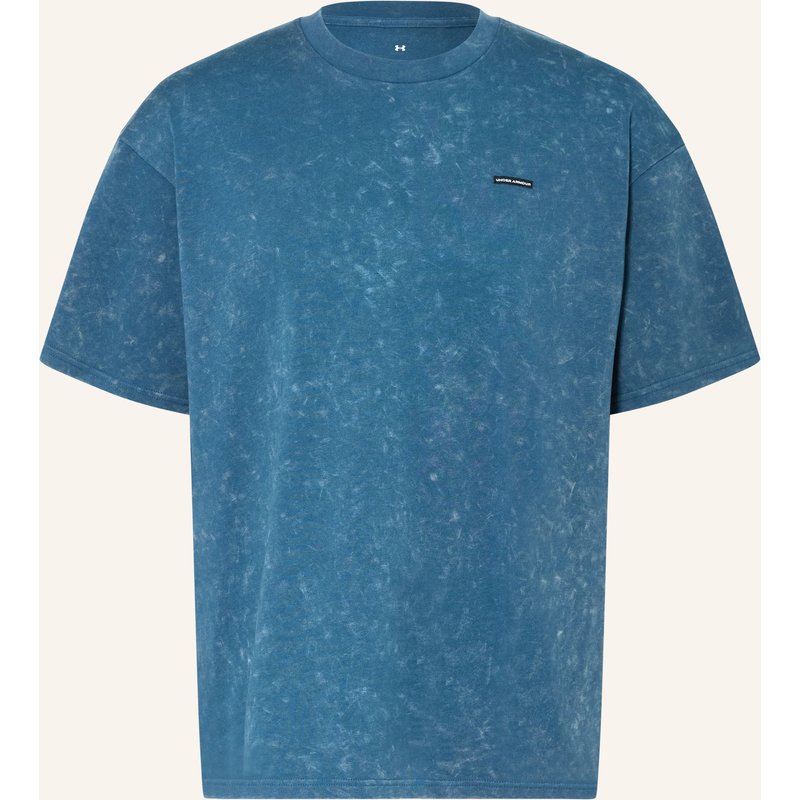 Under Armour T-Shirt Ua Heavyweight blau