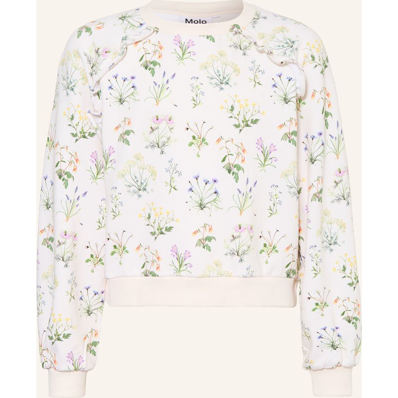 Molo Sweatshirt Mabel Mit Volants weiss