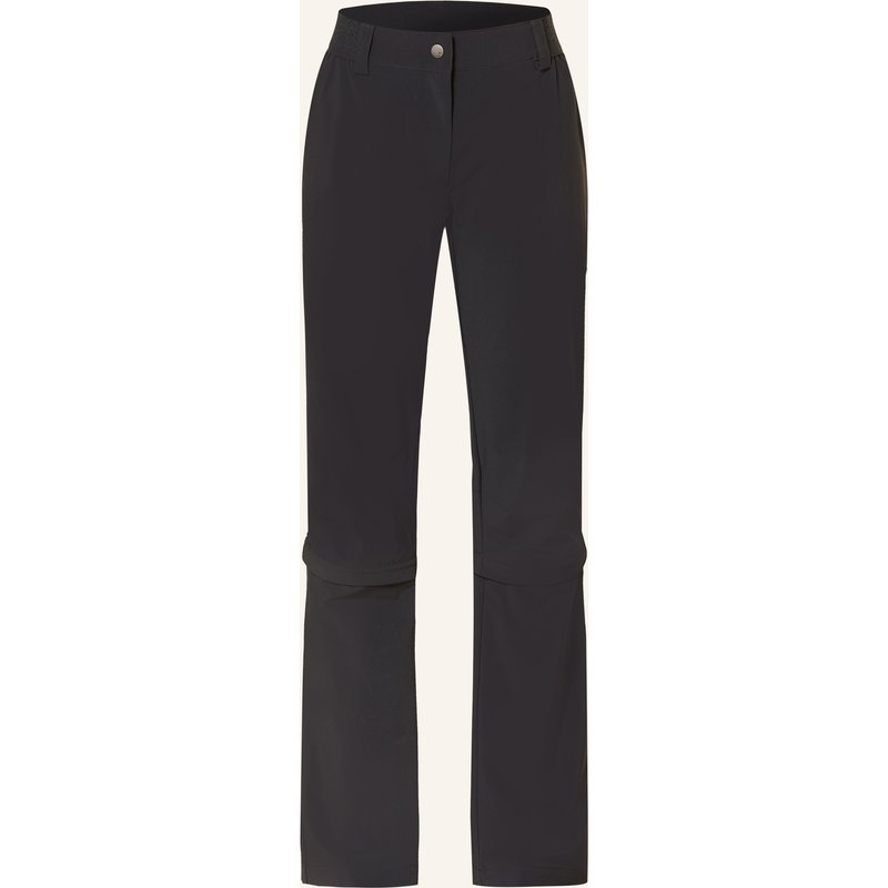 Vaude Zipp-Off-Hose Farley Stretch Capri schwarz