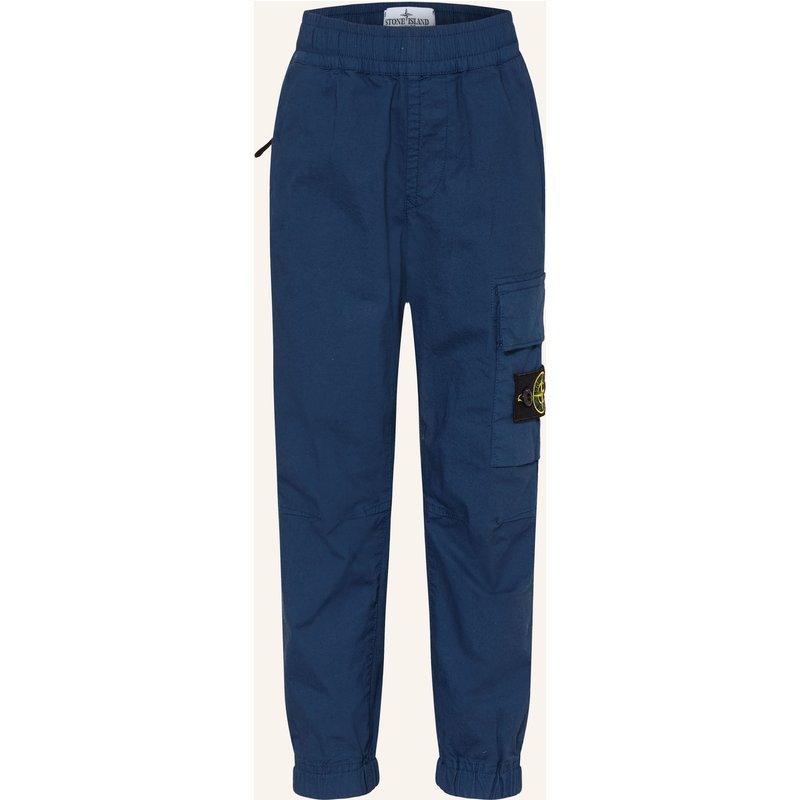 Stone Island Junior Cargohose blau