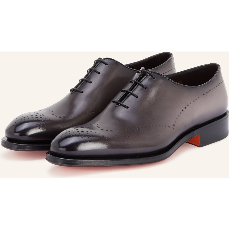 Santoni Schnürer Kaj grau