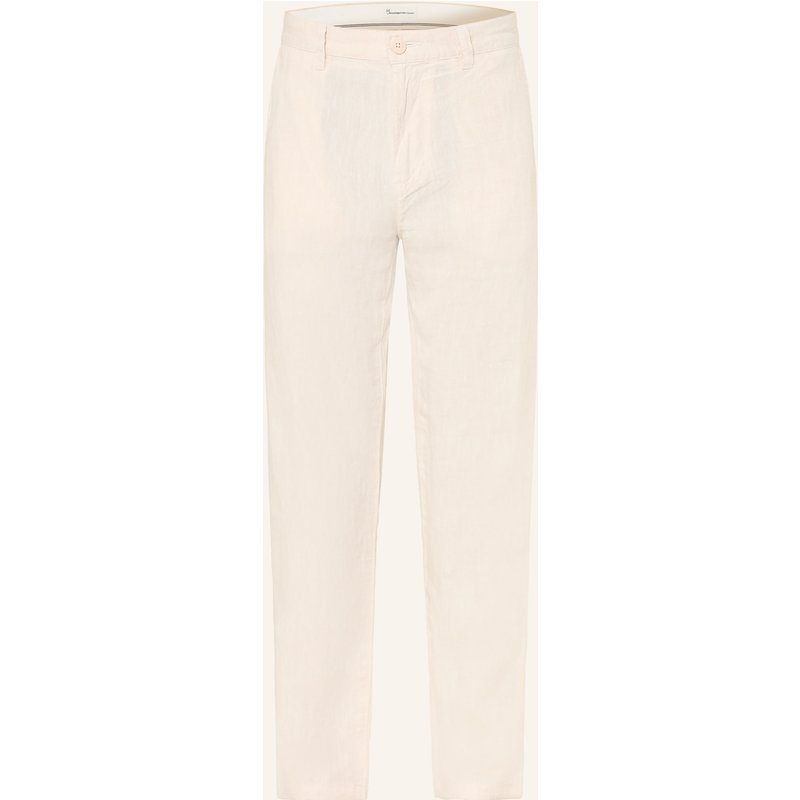 Knowledgecotton Apparel Leinenchino Chuck beige