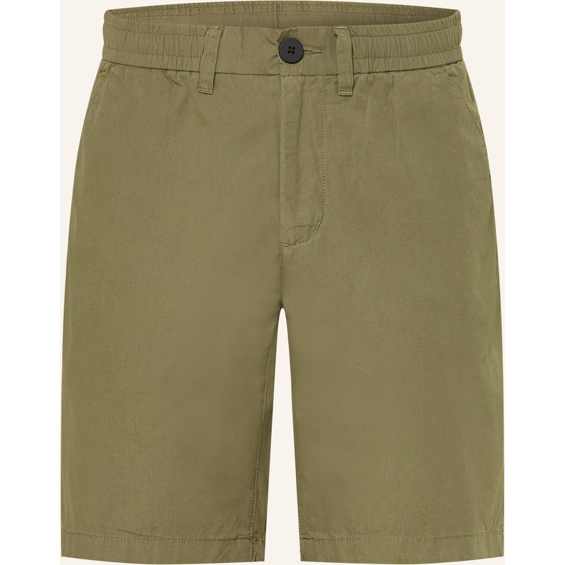 Knowledgecotton Apparel Shorts Fig Loose Fit gruen
