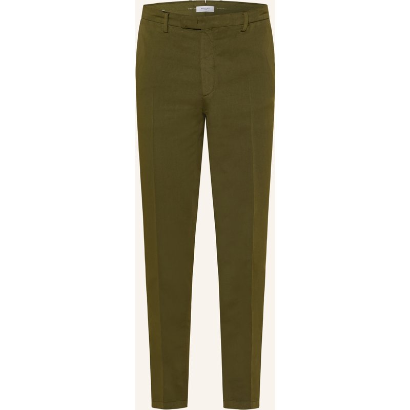 Boglioli Anzughose Slim Fit gruen