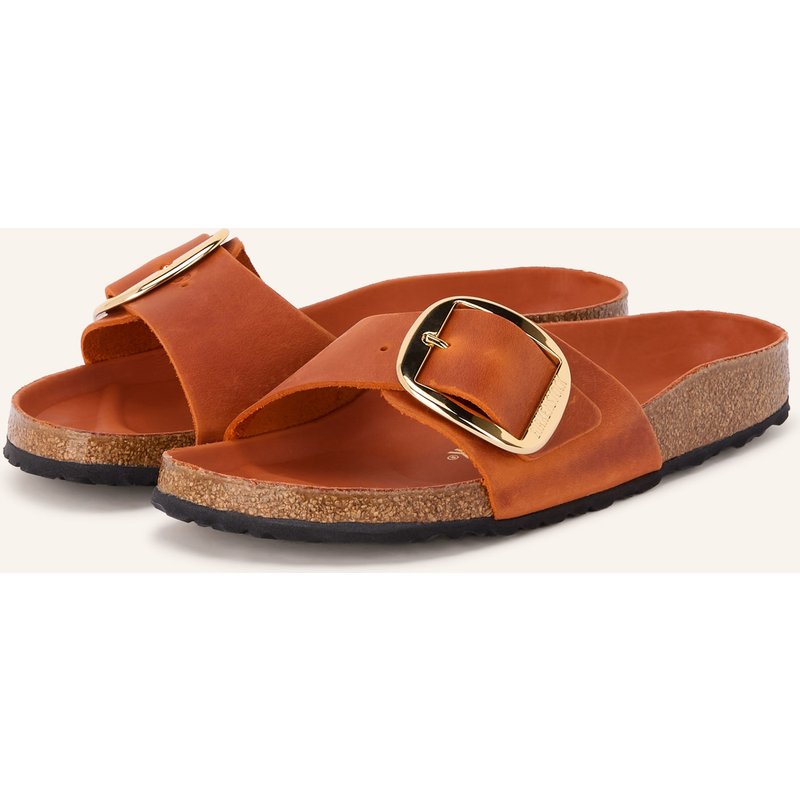 Birkenstock Pantoletten Madrid Big Buckle orange