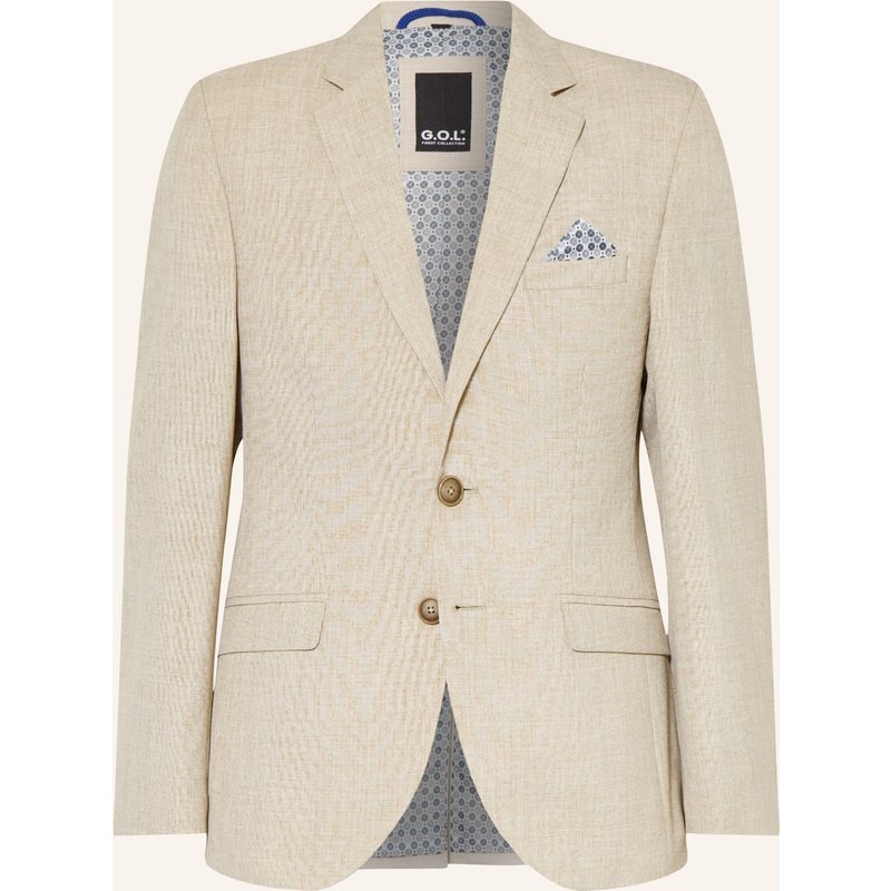 G.O.L. Finest Collection Anzugsakko Regular Fit beige