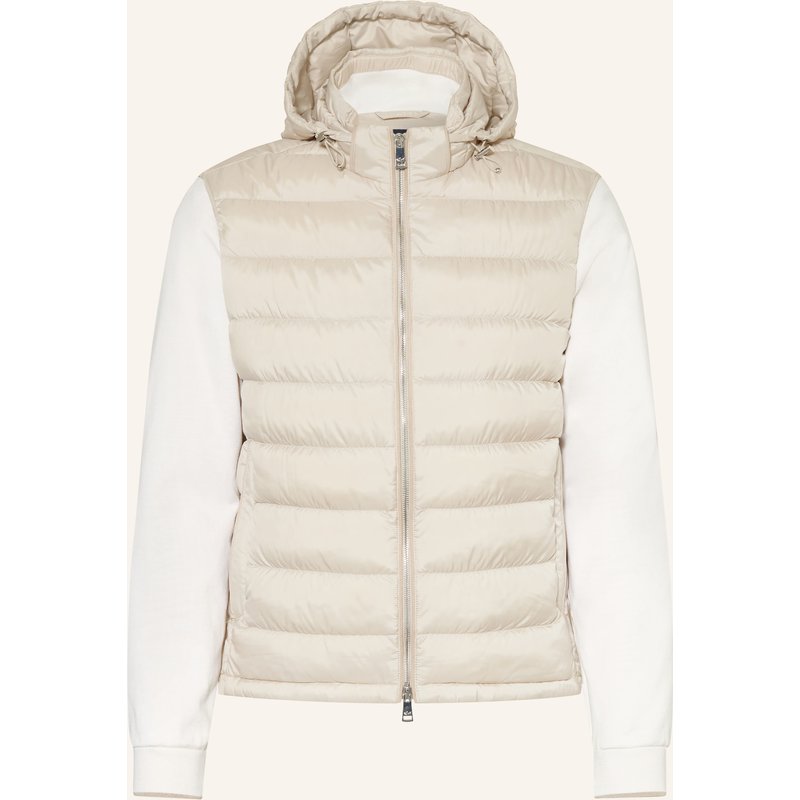 Paul & Shark Lightweight-Daunenjacke Mit Abnehmbaren Ärmeln beige