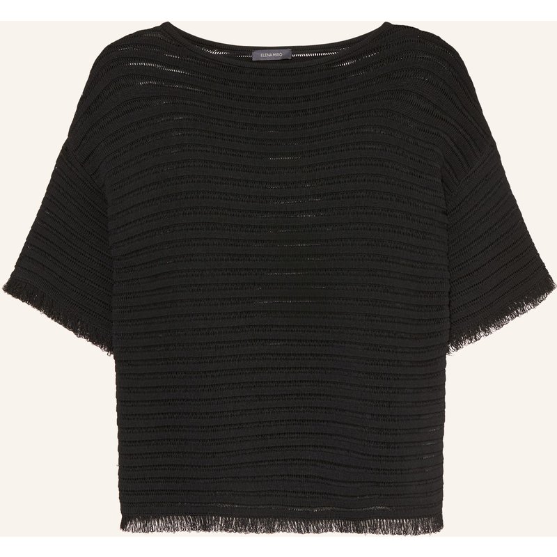 Elena Miro Strickshirt schwarz
