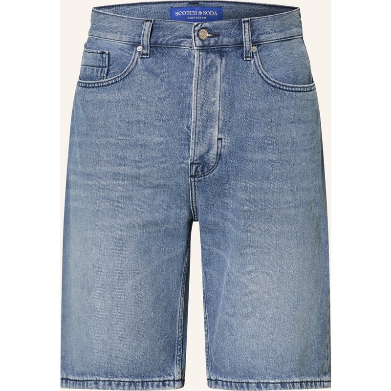 Scotch & Soda Jeansshorts The Pitch Loose Fit blau
