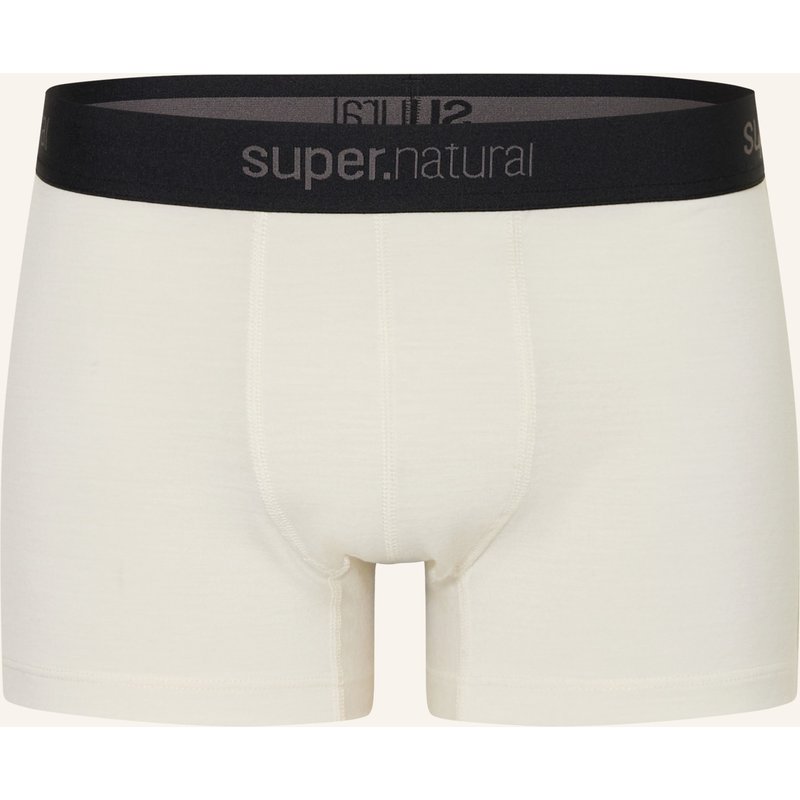 Super.Natural Funktionswäsche-Boxershorts tundra175 Boxer Mit Merinowolle weiss