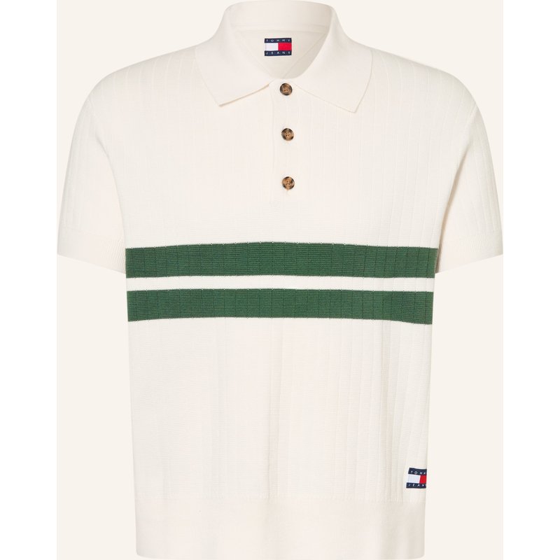 Tommy Jeans Strick-Poloshirt beige