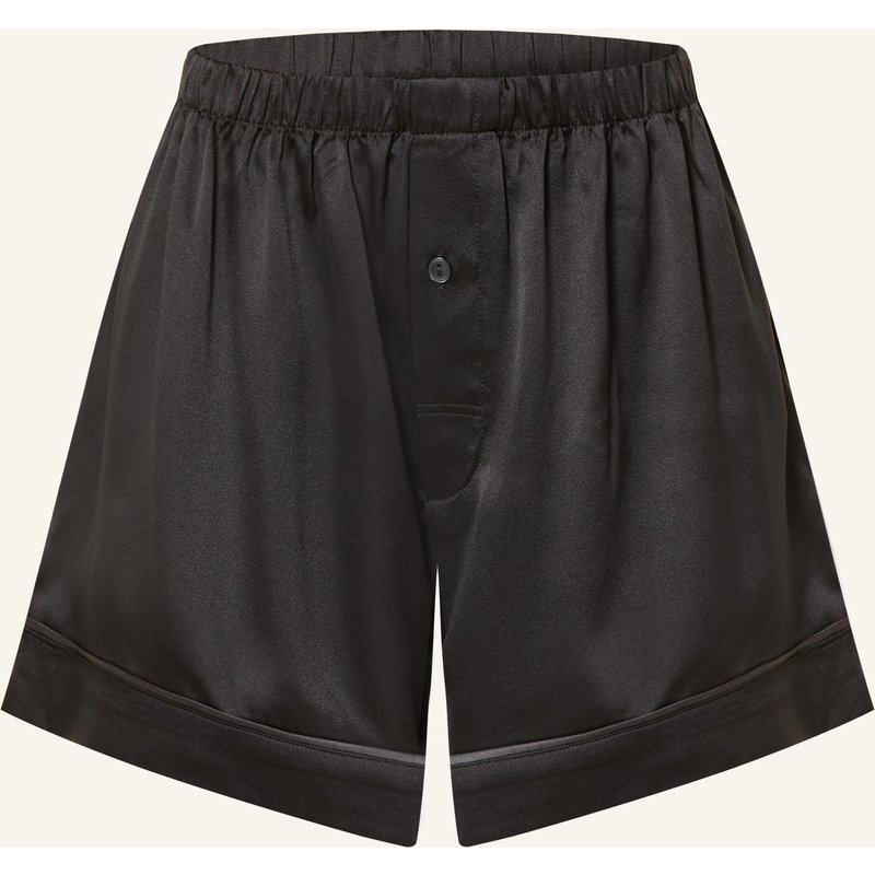 Calvin Klein Schlafshorts Satin Sheen Aus Satin schwarz