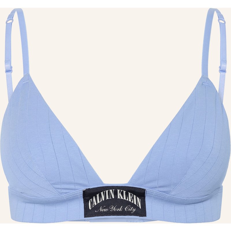 Calvin Klein Triangel-Bh Heritage Classic Cotton Stretch blau