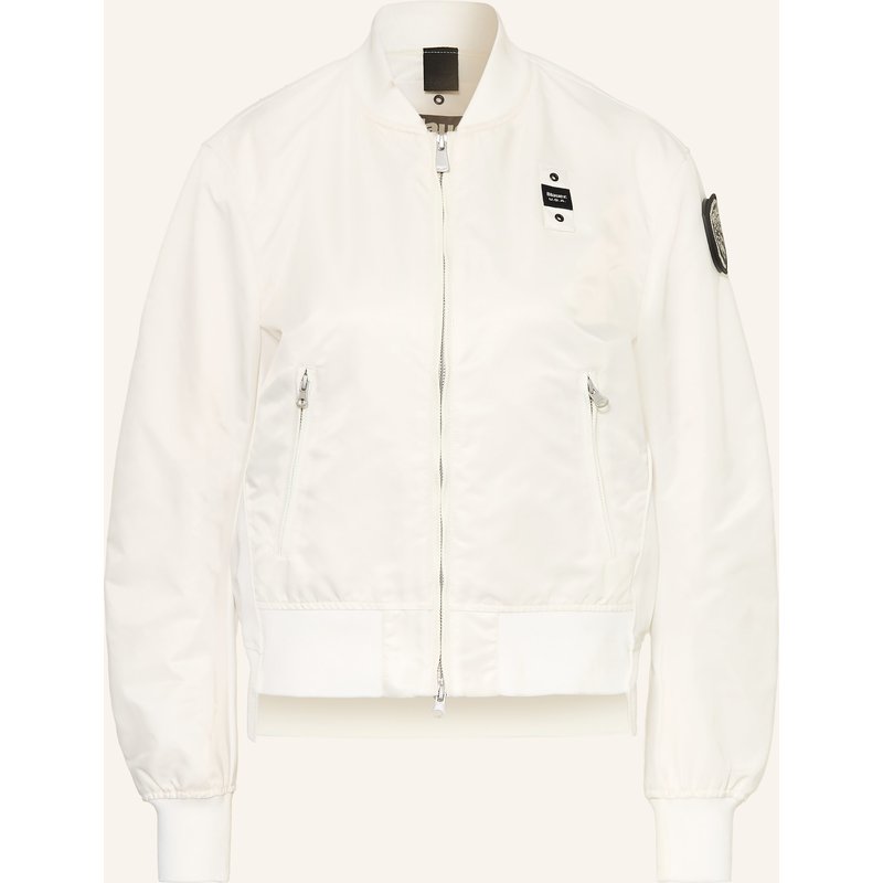 Blauer Blouson Laurie weiss