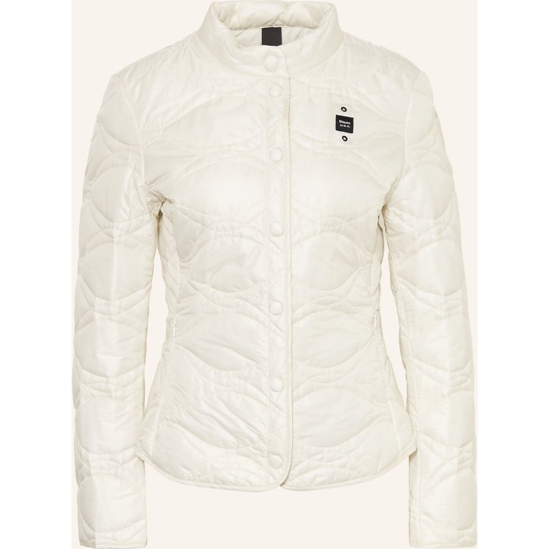 Blauer Steppjacke Ellery weiss