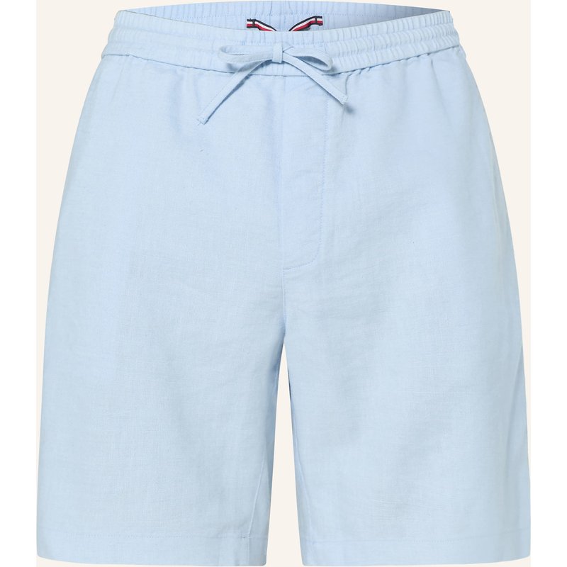Tommy Hilfiger Leinenshorts Dover Regular Fit blau