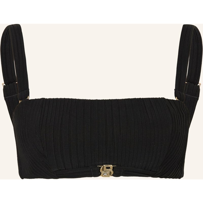 Boss Bandeau-Bikini-Top Double B schwarz