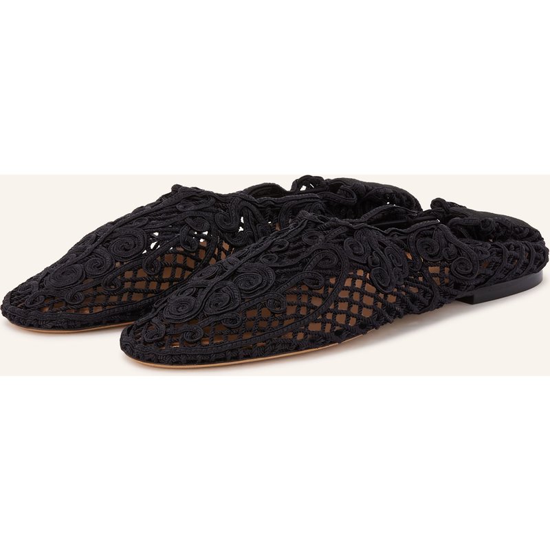 Odissì Ballerinas Aus Spitze schwarz