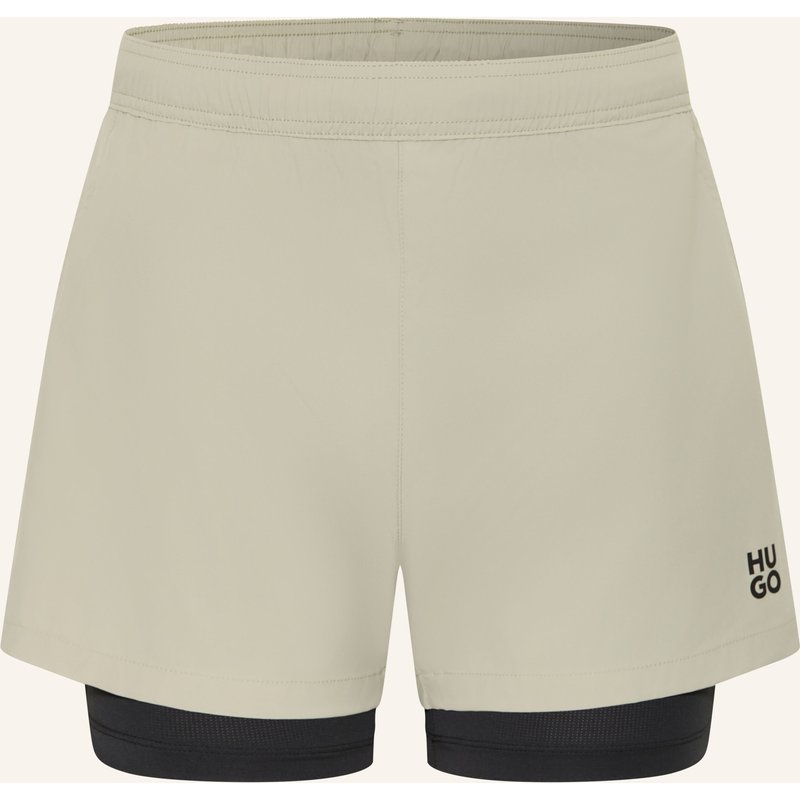 Hugo Badeshorts Active gruen