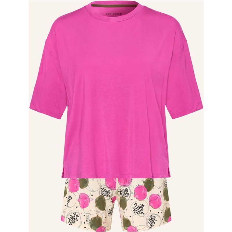 Schiesser Shorty-Schlafanzug Casual Fashion pink