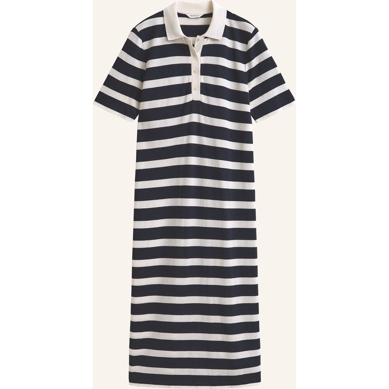 Gant Jersey-Polokleid blau