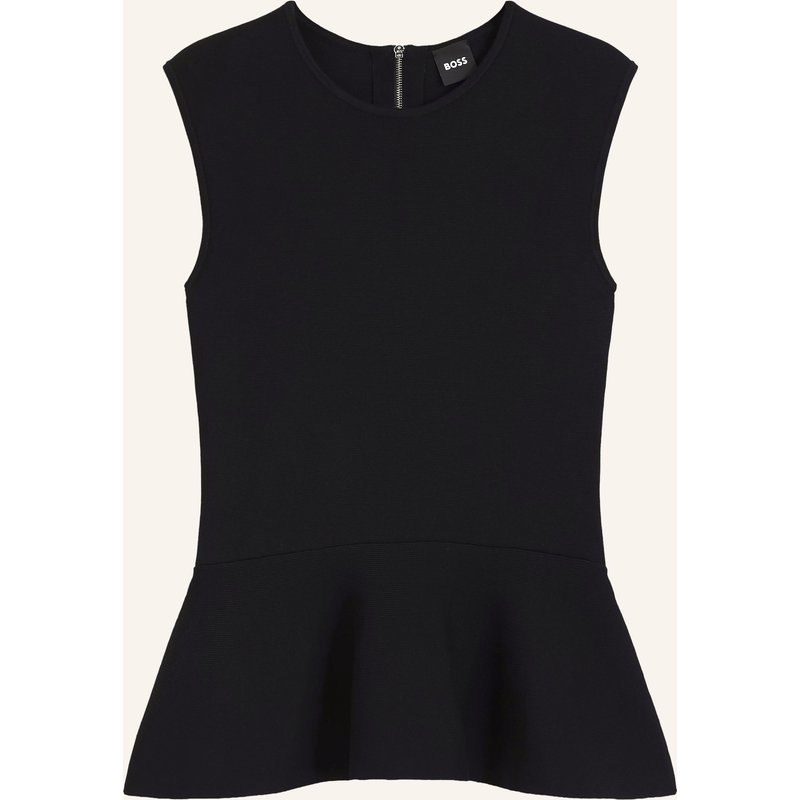 Boss Jerseytop Fillo schwarz