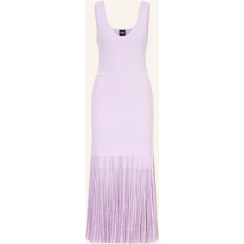 Boss Strickkleid Floe Mit Plissees lila