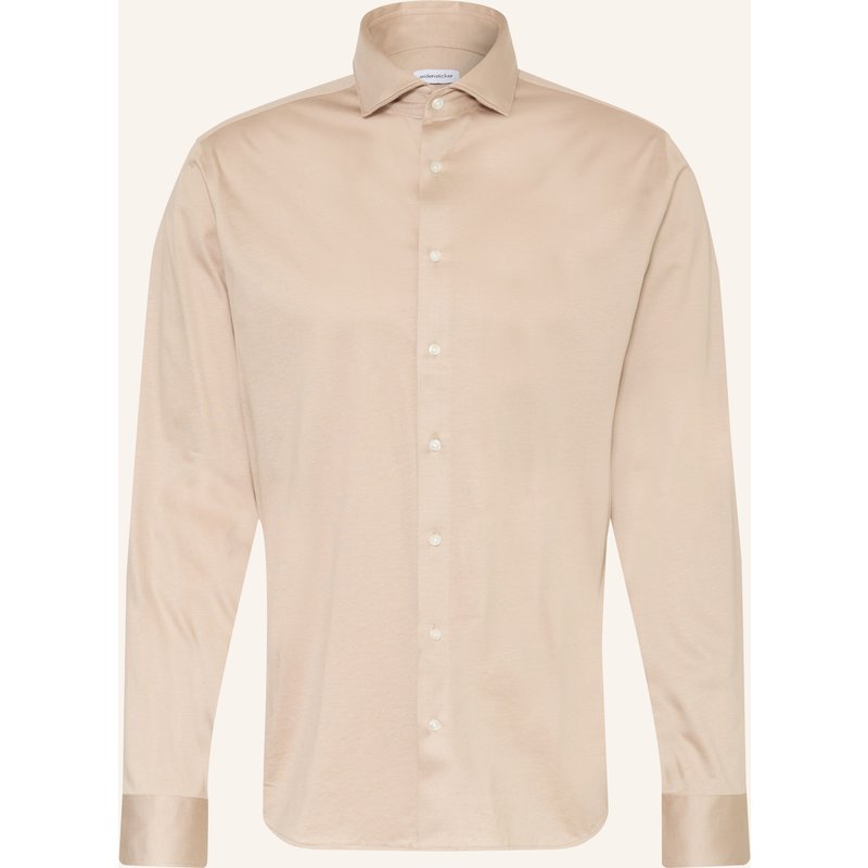 Seidensticker Jerseyhemd Shaped Fit beige