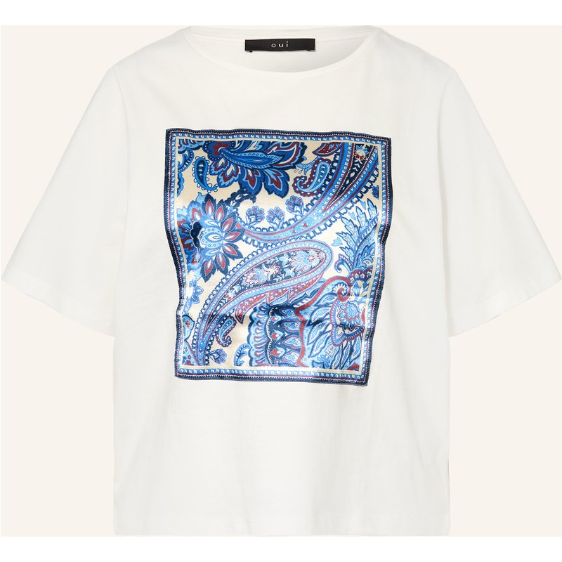 Oui T-Shirt weiss
