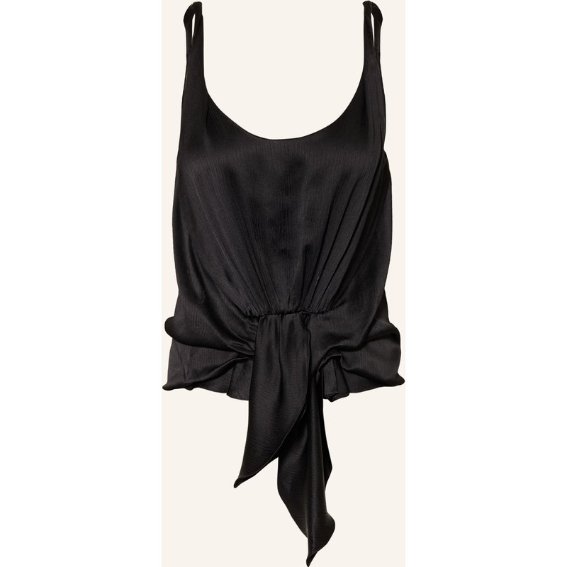 Jw Anderson Seidentop schwarz