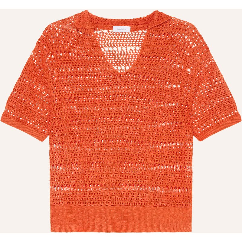 Darling Harbour Häkelshirt orange