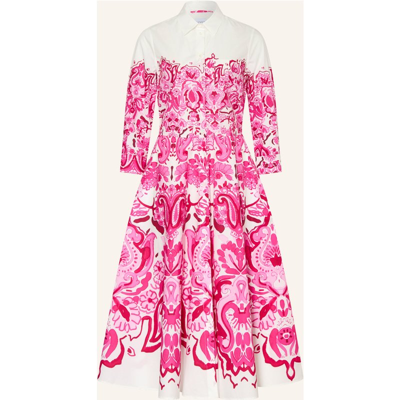 Sara Roka Hemdblusenkleid Nydia Mit 3/4-Arm pink