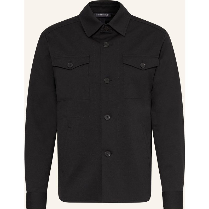 Harris Wharf London Jersey-Overjacket schwarz