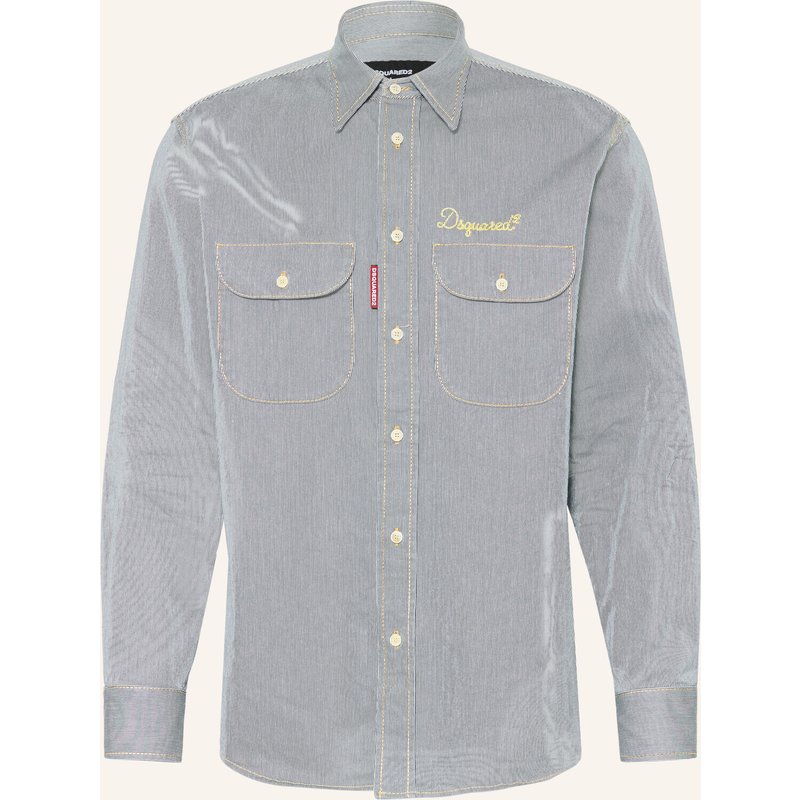 dsquared2 Hemd Comfort Fit blau