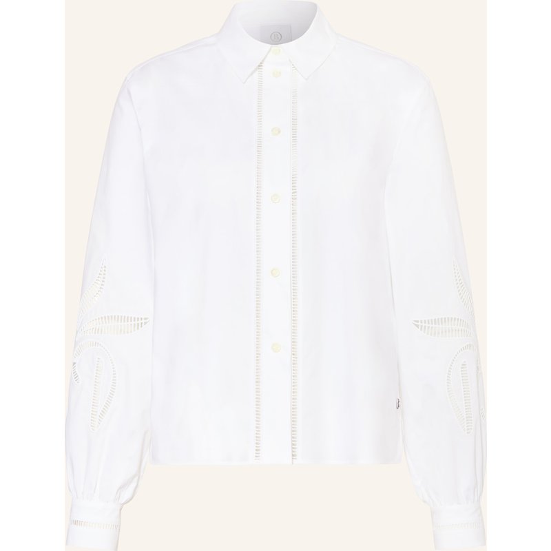 Bogner Hemdbluse Summer Mit Spitze weiss