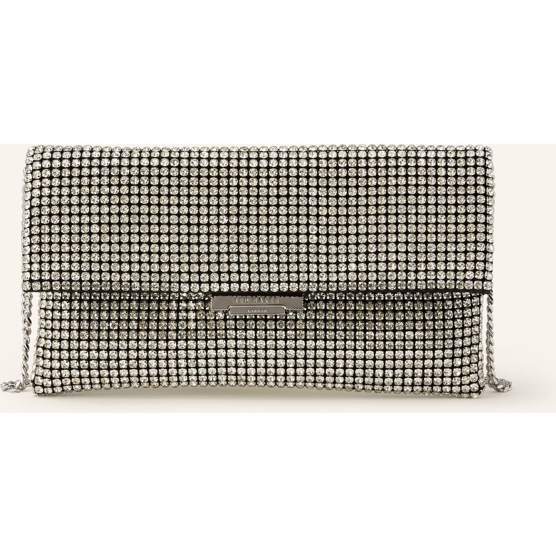 Ted Baker Umhängetasche Kristn Mit Schmucksteinen silber