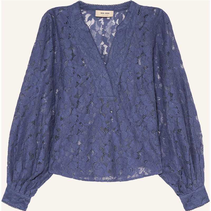 Mos Mosh Blusenshirt Mmyen River Aus Spitze lila