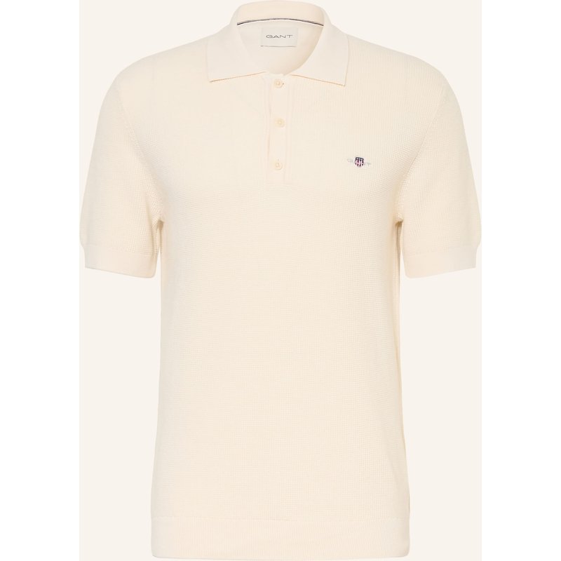 Gant Strick-Poloshirt beige